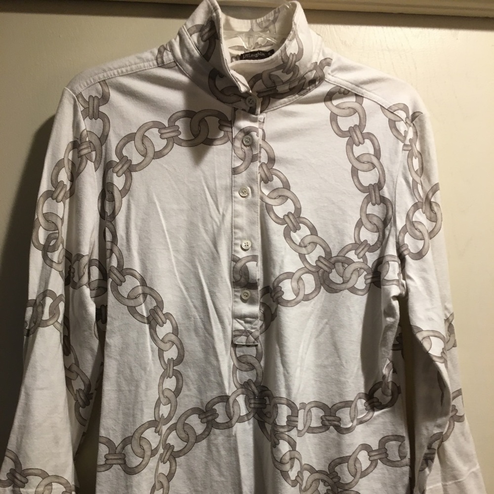 J McLaughlin White cotton shirt